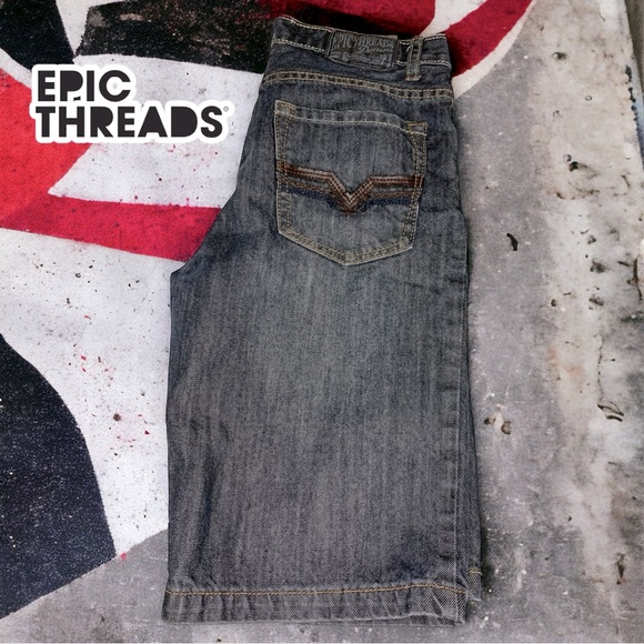 EPIC THREADS Boys Slim Straight Skater short- 16 - Picture 1 of 5